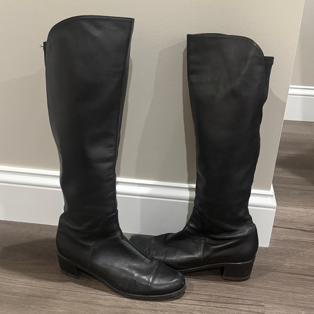 Stuart Weitzman Black Knee High Boots